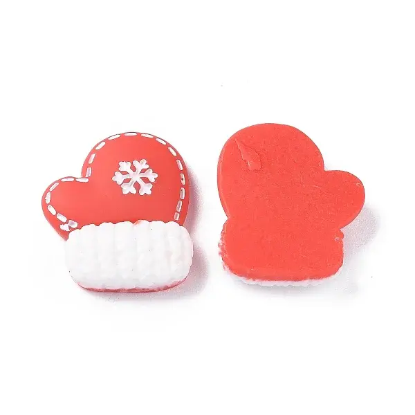 Christmas Theme Opaque Resin Cabochons