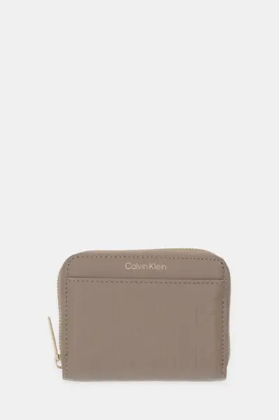 Kožená peněženka Calvin Klein dámská, černá barva, LV04F1081G