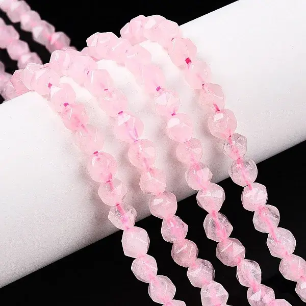 Natural Rose Quartz Beads Strands