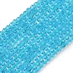 Transparent Glass Beads Strands