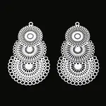 Spray Painted 430 Stainless Steel Pendants