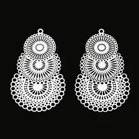 Spray Painted 430 Stainless Steel Pendants