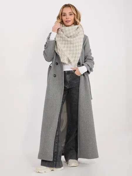 Šála s kostkovaným vzorem