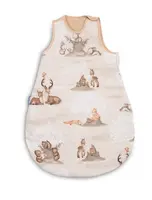 Spací vak mušelín, bavlna, 70x45 cm, S - hnedý