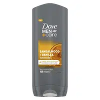 DOVE Men+Care Sandalwood&Vanilla Sprchový gel 3v1 400 ml