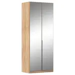 Rauch Möbel ŠATNÍ SKŘÍŇ S OTOČNÝMI DVEŘMI, Sonoma dub, 91/229/54 cm