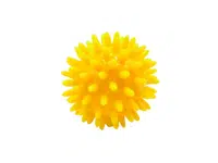 REHABIQ Masážní míček ježek žlutý 6cm