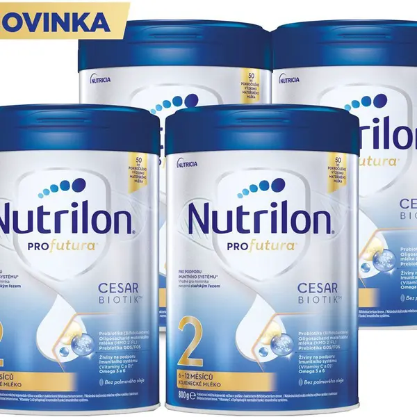 NUTRILON Profutura CESARBIOTIK 2 pokračovací kojenecká mléka 4 x 800 g