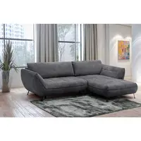 Livetastic ROHOVÁ SEDAČKA, textil, antracitová