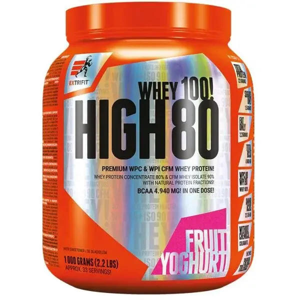 EXTRIFIT HIGH WHEY 80 1000 G Protein, , velikost 1 KG