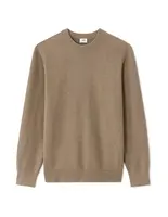 Celio béžový svetr s kulatým výstřihem