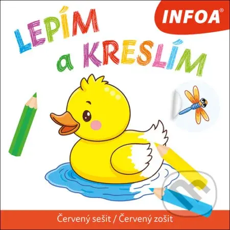 Lepím a kreslím - Červený sešit / Červený zošit - kniha z kategorie Omalovánky