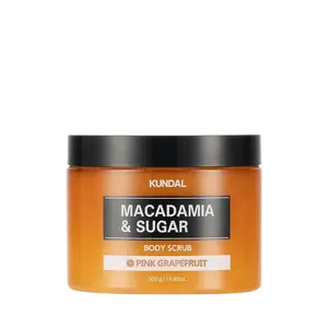KUNDAL Macadamia&Sugar Body Scrub přírodní tělový peeling s vůní Grapefruitu 550 g