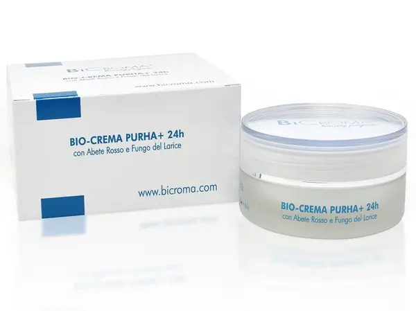 BiCroma Bio-krém s červeným smrkem a modřínovu houbou + 24h 50 ml