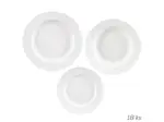 Sada jídelní ORION Mona - rozbaleno - JEN 4x mělké , 2x dezertní a 6x hlubokých