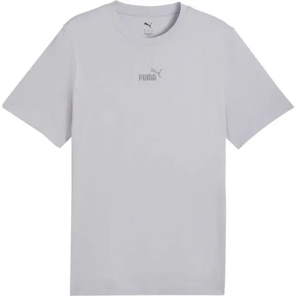 Puma ESSENTIALS SMALL NO.1 LOGO CENTERED TEE Pánské tričko, šedá, velikost