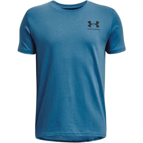 Under Armour SPORTSTYLE LEFT CHEST Chlapecké tričko s krátkým rukávem, modrá, velikost M