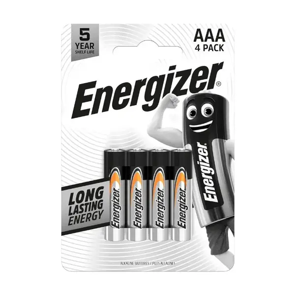 Energizer Everyday AAA mikrotužková baterie 4 ks