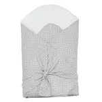 EKO Zavinovačka s kokosovou vložkou bodky Grey