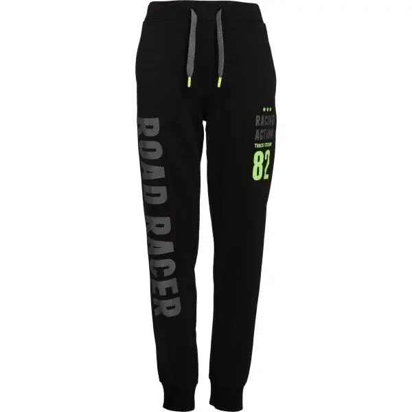 Lewro VANDER Chlapčenské tepláky, čierna, veľkosť 128-134