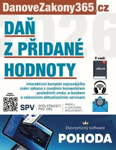 Zákon o dani z přidané hodnoty 2026 s komentářem změn