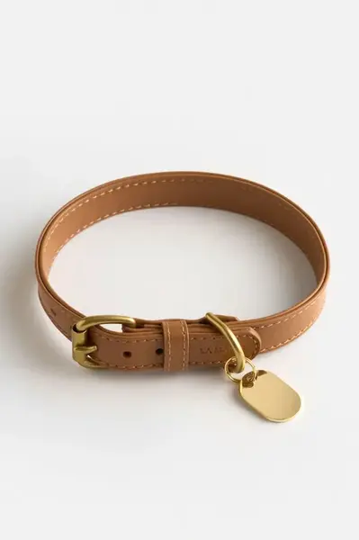 Kožený psí obojek La Mania Selvo S/36 - 42 cm