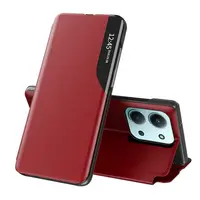 Eco Leather View Case, Xiaomi Redmi 15C 4G / 5G / Poco C85 4G, červené