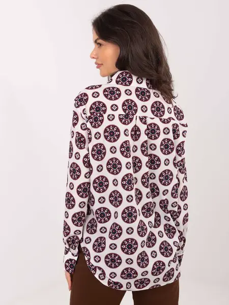 Vzorovaná dámská košile