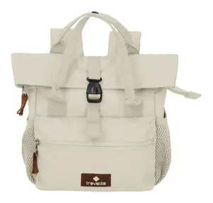 Městský batoh Travelite Basics Short Handle Mini Off-White