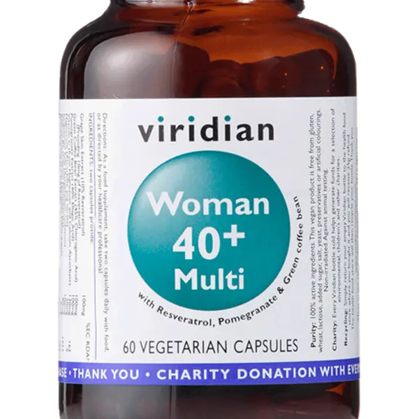 VIRIDIAN 40+ Woman Multivitamin 60 kapslí