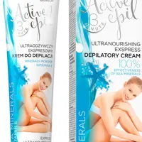 EVELINE Active Epil - ultrajemný depilační krém s mořskými minerály 3v1 125 ml