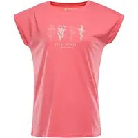 ALPINE PRO OMBA 2 Dámské triko s krátkým rukávem, růžová, velikost