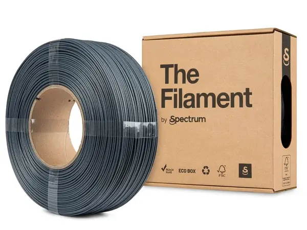 "The Filament" by Spectrum TF-24177, ReFill, ASA CF, 1.75mm, GREY, 1kg
