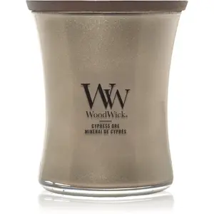 Woodwick Precious Metals Cypress Ore vonná sviečka 275 g