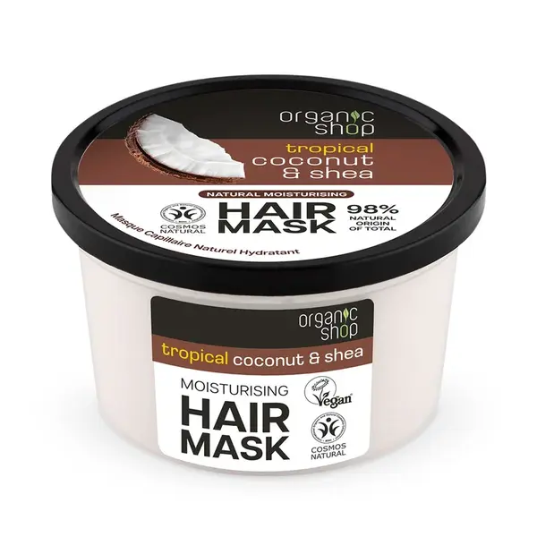Organic Shop Simple Vlasová maska Kokos a Bambucké máslo 250 ml
