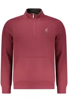 Pánska bordová mikina na zips