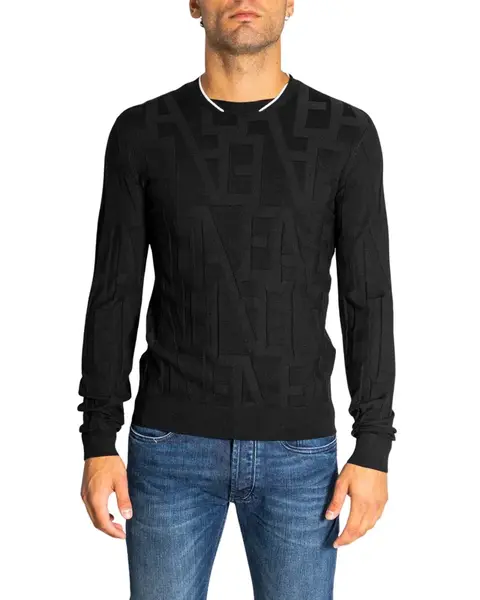 Čierny sveter Emporio Armani