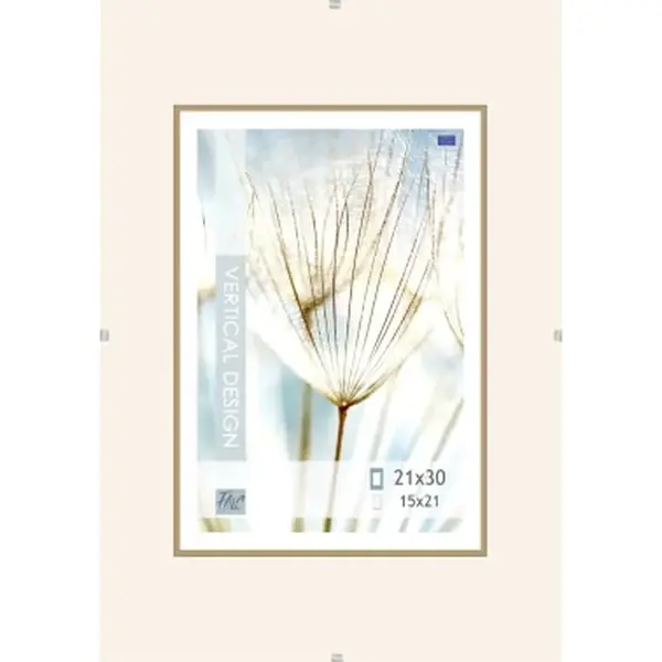 Klipový rámeček 21x30 cm, čirý