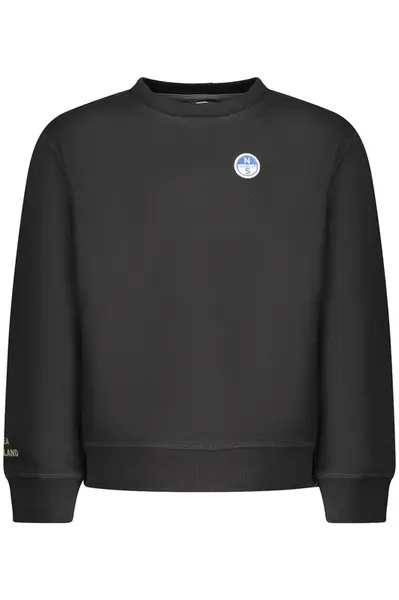 NORTH SAILS CHILDREN'S BLACK ZIP-UP SWEATSHIRT