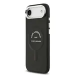 Zadní kryt Karl Lagerfeld PU RSG Logo MagSafe pro Apple iPhone Air, černá