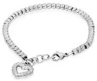 Troli Kuličkový ocelový náramek se srdíčkem