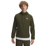 Under Armour STRETCH WOVEN WINDBREAKER Pánska bunda, khaki, veľkosť M