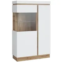 Vitrína Calabria  2d Dub Coast Evoke/Biela Alpin