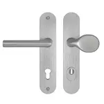 Bezpečnostné kovanie MPK Securo nerez elox s prekrytím pre vstupné dvere SECUROA01F9MAKL90