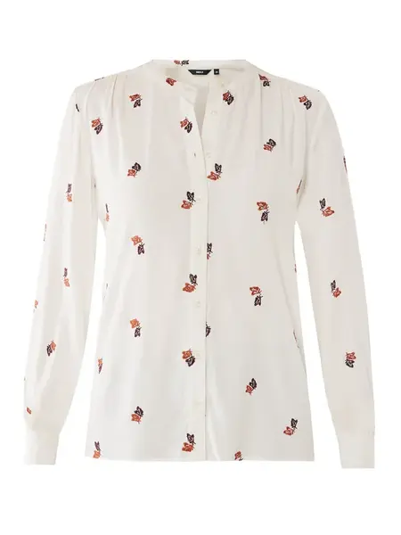 MEXX Blúzka  hnedá / červená / biela