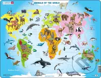 Zvieratá sveta (A34) (Animals of the World) - puzzle z kategorie Naučné puzzle