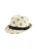 Next Klobúk  tmavomodrá / biela ako vlna