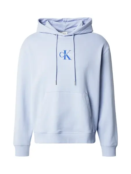 Calvin Klein Jeans Mikina  námornícka modrá / svetlomodrá / biela