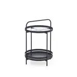 MID.YOU KONFERENČNÍ STOLEK, černá, kov, 44/62/44 cm