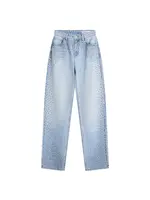 Bershka Džínsy  svetlomodrá